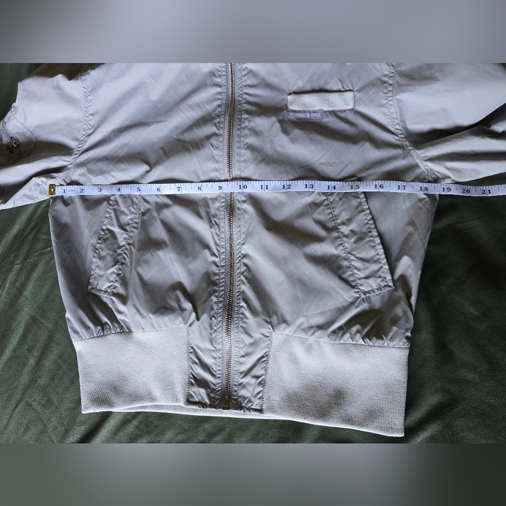 Grey Members Only Women's Windbreaker - Picture 7 of 8
